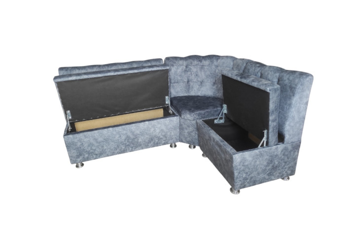 Угол кухонный Пай DELUXE 126х82х168см Оттенок синего