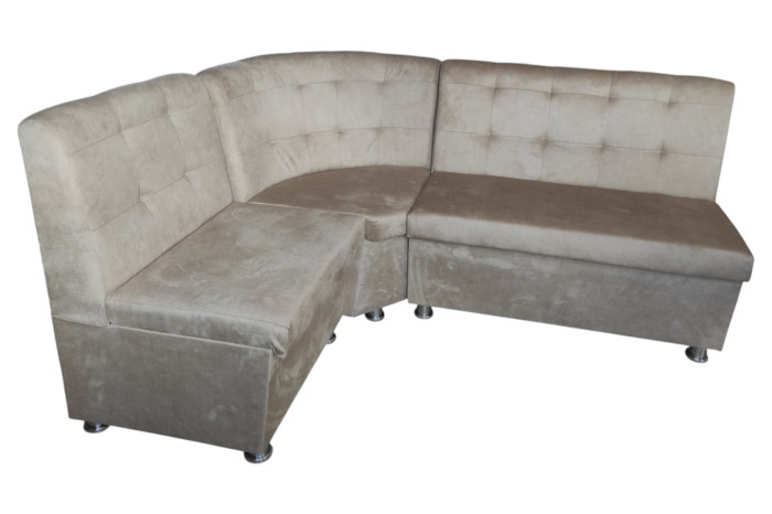 Кут кухонний Пай DELUXE 126х82х168см Відтінок бежевого