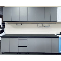 Кухня Тина 2.6м Глиняный серый/Глиняный серый