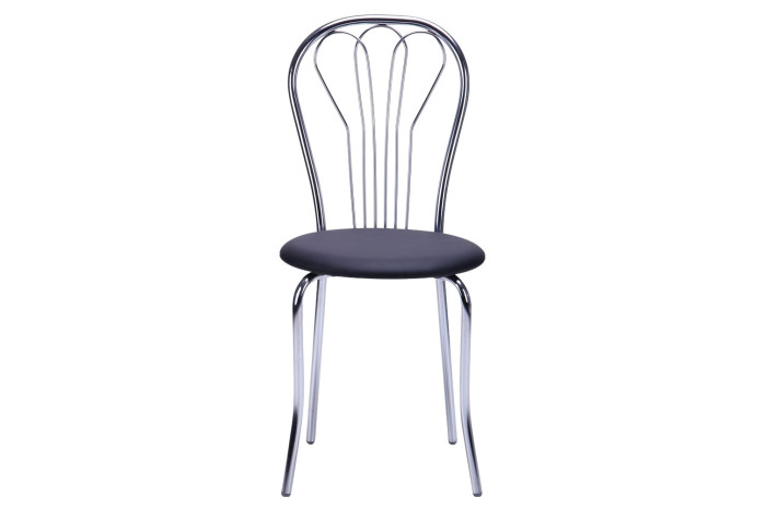 Стілець обідній Ванеса Хром Чорний