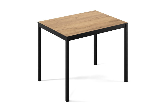 Обеденный стол Breviti Loft Mid 90х67х75 Черный Крафт золотой