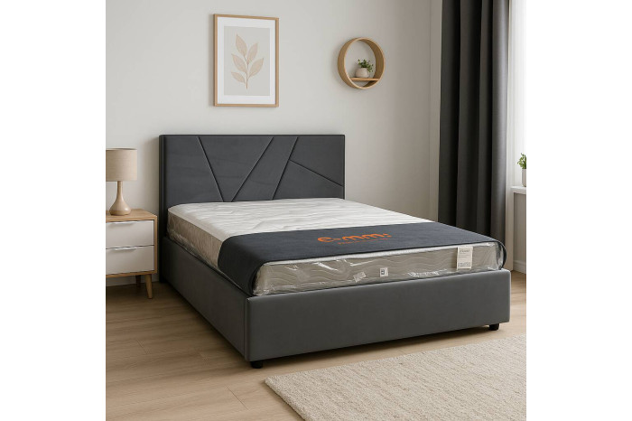 Кровать Капри 160х200 Оттенок серого