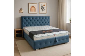 Кровать Арабель 160х200 оттенок серого