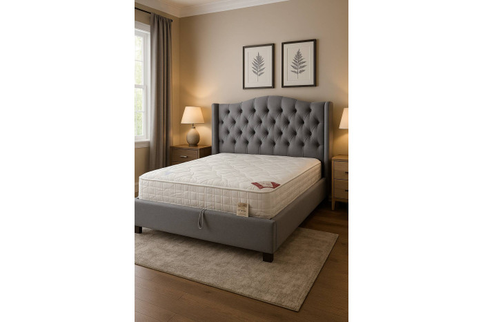 Ліжко Голд 160х200 Відтінок сірого