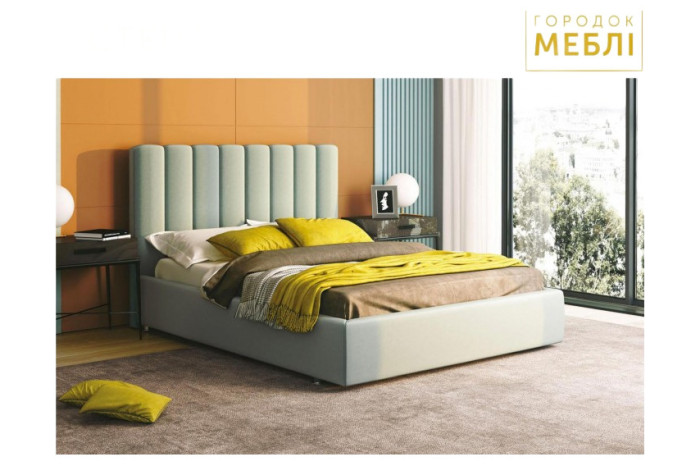 Кровать Стенли мет. 160х200 Оттенок коричневого