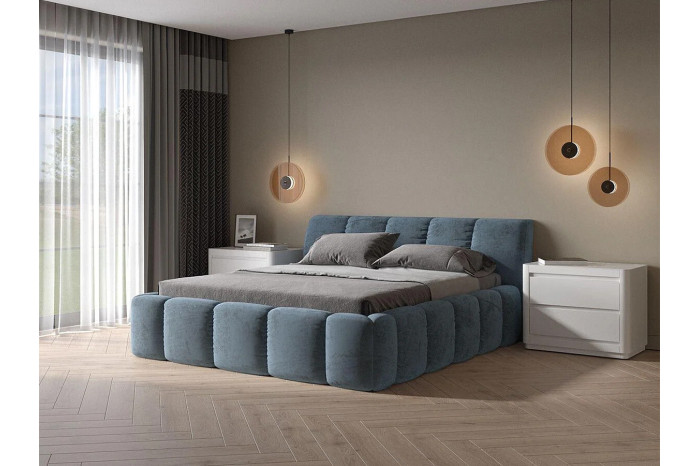 Кровать Титан 160х200 Оттенок серого