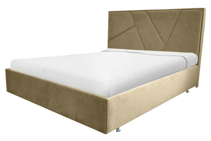 Кровать Капри 160х200 Оттенок бежевого цвета.