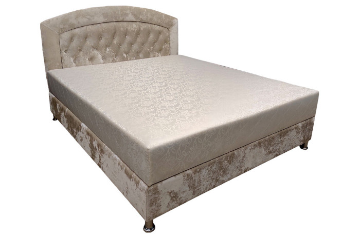 Ліжко Вікторія 160х200 Відтінок сірого