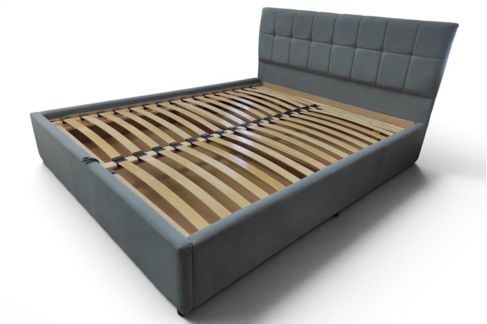 Кровать Тринити 160х200 Оттенок серого Поло 15 (СМТ)