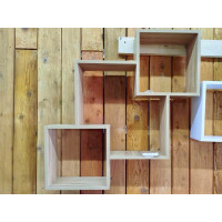 Полиця навісна ПН-2 Крафт золотий