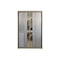 Шафа-купе ПО КОМБІ 120х60х240см Трюфель