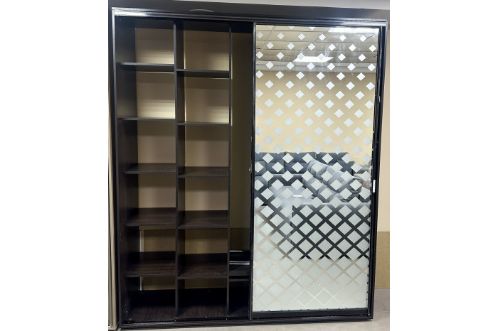 Шкаф-купе ПВ Е-57 ОЗРП 200х60х240 Венге темный