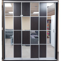 Шкаф-купе 14.4+14.4+14.5 220х60х240см Венге магия