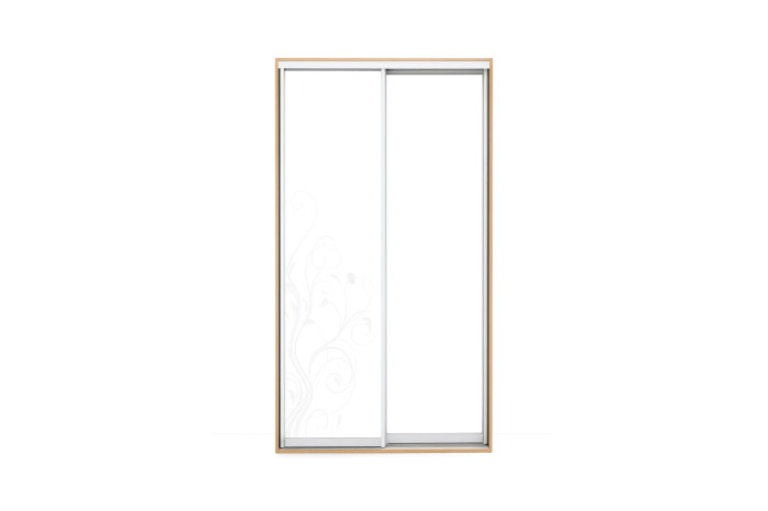 Шафа-купе В-68 ОЗРП 120х60х240см Крафт золотий