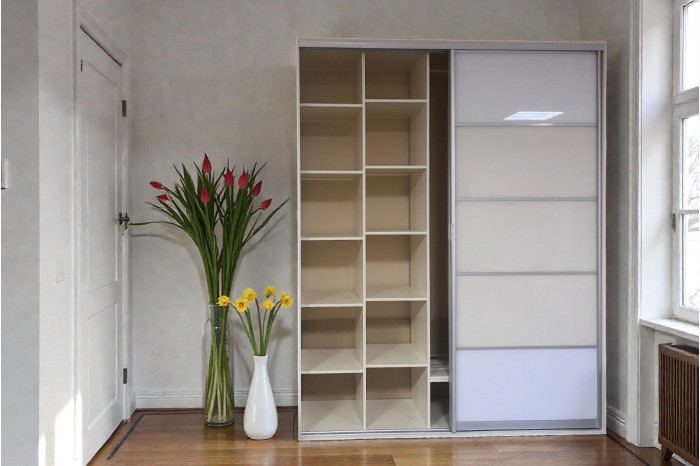 Шафа-купе 3.6+3.6 190х60х240см Ваніль