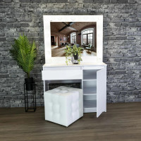 Стол визажиста 03/01/9 120х50х180 Нимфея Альба