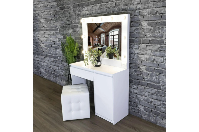 Стол визажиста 03/01/9 120х50х180 Нимфея Альба