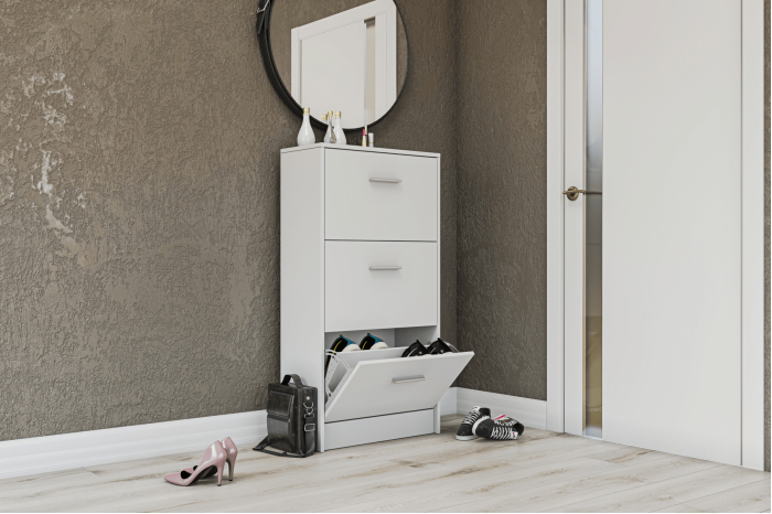 Гарант Тумба для обуви Гольф 60х28х116 Индастриал