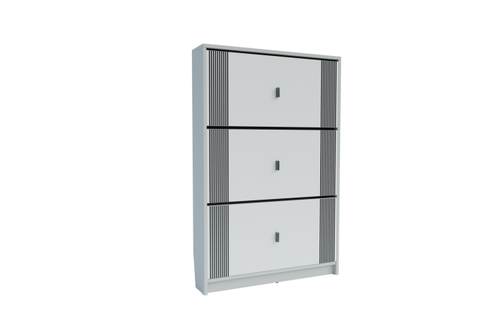 Гарант Тумба для обуви Лайт 80х17х120 Нимфея Альба