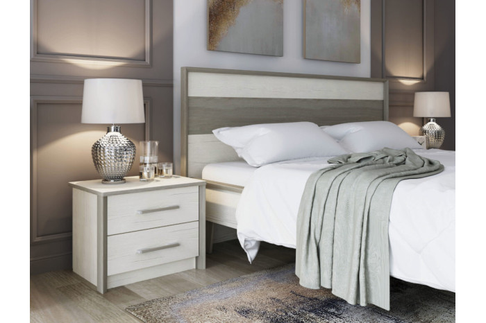 СОКМЕ Тумба прикроватная Сара 50х36х40 Пено аурелио/Мадагаскар