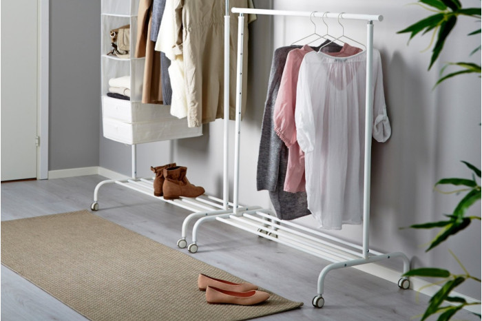 Держатель для одежды передвижной RIGGA белый