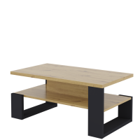 Стол журнальный Фелио 90х50х42см Дуб артисан/Антрацит