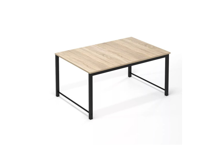 Стол журнальный Just Fiji 44х34х66 Черный/Дуб сонома