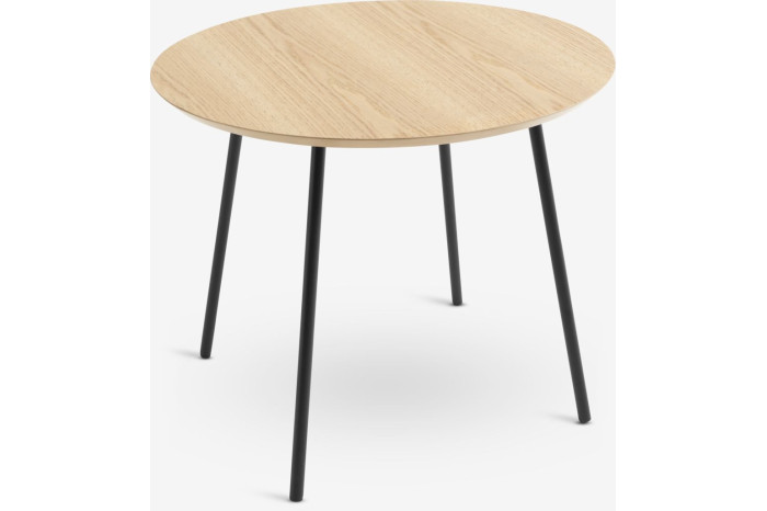 Столик NYBO д 55 Черный Натуральный