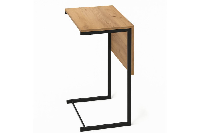 Стол журнальный Just Fiji 44х34х66 Черный/Дуб сонома