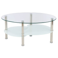 Стол журнальный Нэнси 90х55х42см Белый