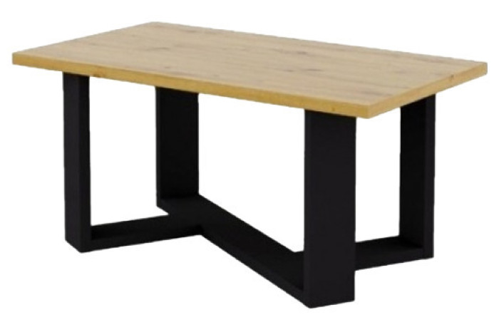 Стіл журнальний Ніко 90х50х45 Дуб артизан/Антрацит