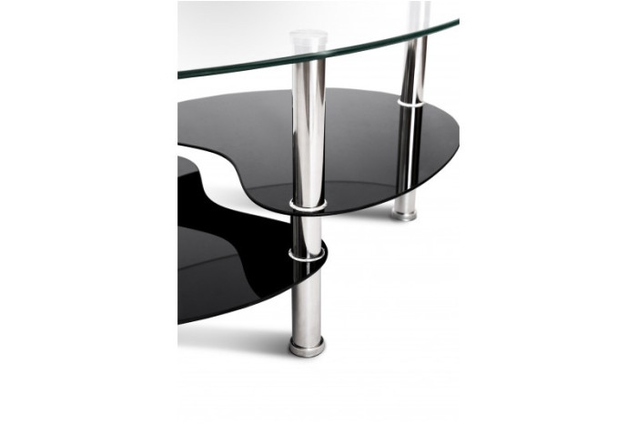 Микс Стол журнальный Нэнси 90х55х42 Черный